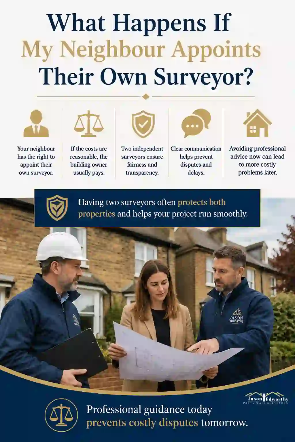 What Happens If My Neighbour Appoints Their Own Surveyor Poynton?